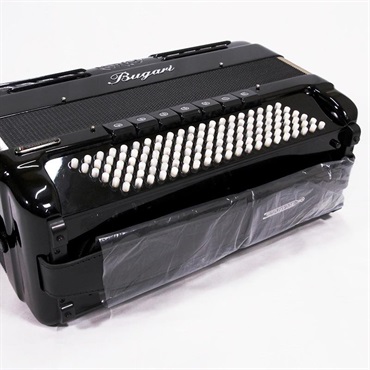 BUGARI (ボタンアコキャンペーン対象・対面レッスン6ヶ月分付) 480CHC BK H.M.M.L  ダブルチャンバー搭載 大型 クロマチックアコーディオン 画像4