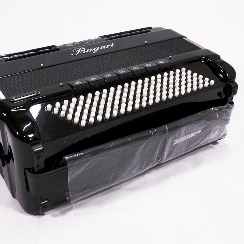BUGARI (ボタンアコキャンペーン対象・対面レッスン6ヶ月分付) 480CHC BK H.M.M.L  ダブルチャンバー搭載 大型 クロマチックアコーディオン 画像4