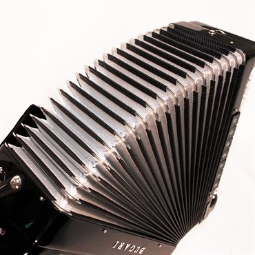 BUGARI (ボタンアコキャンペーン対象・対面レッスン12ヶ月分付) 508 SILVER PLUS TURBO (復刻ロゴモデル) H.M.M.L ターボリード ダブルチャンバー搭載 大型 ハイエンド クロマチックアコーディオン 画像10