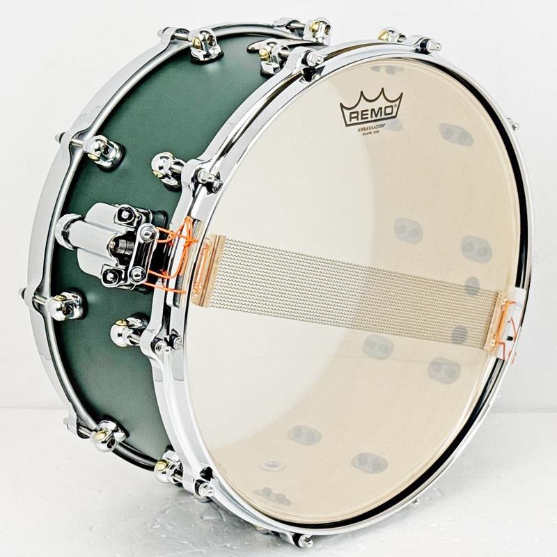 Pearl 【創業50周年大決算SALE】RF1P1465S/C #816 [Reference One Snare Drum 14×6.5/Satin Racing Green]【店頭展示特価品】 画像4