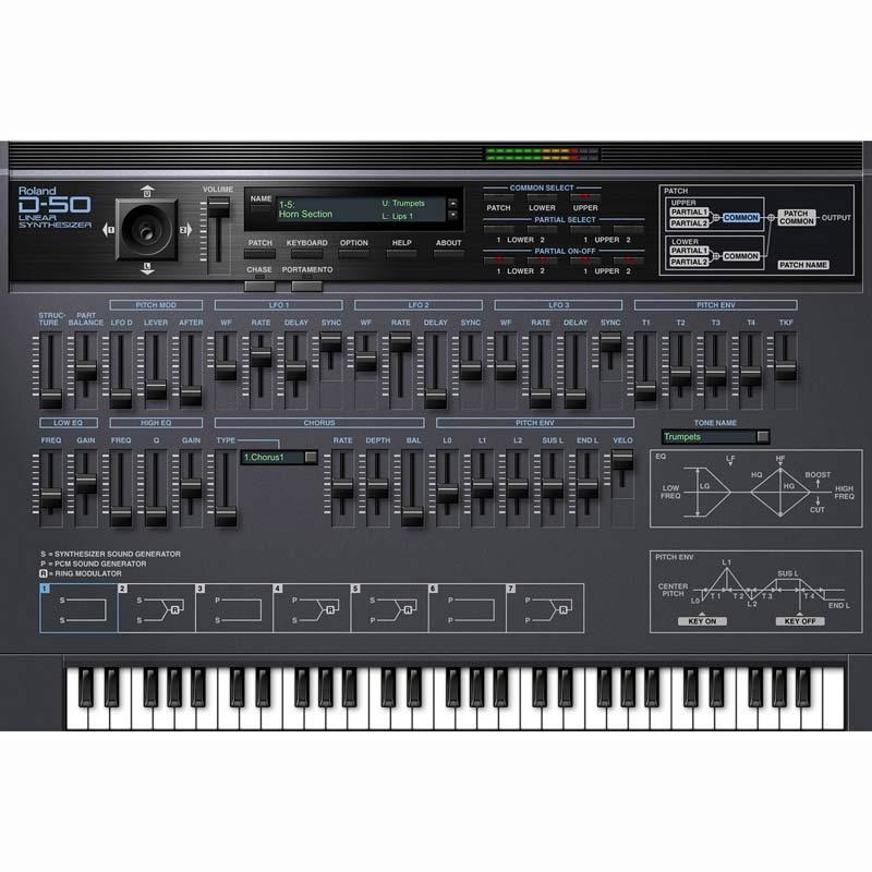 Roland D-50 Software Synthesizer [Lifetime Key] (ローランド)(ソフトシンセ)(オンライン納品) 画像2