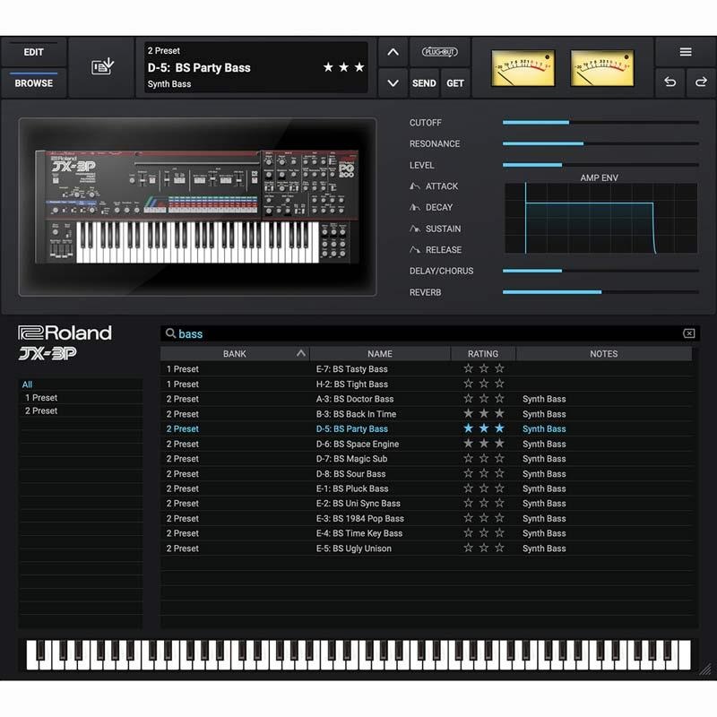 Roland JX-3P Software Synthesizer [Lifetime Key] (ローランド)(ソフトシンセ)(オンライン納品) 画像4