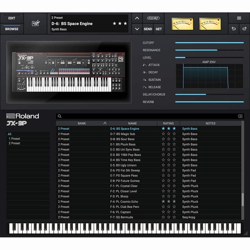 Roland JX-3P Software Synthesizer [Lifetime Key] (ローランド)(ソフトシンセ)(オンライン納品) 画像5