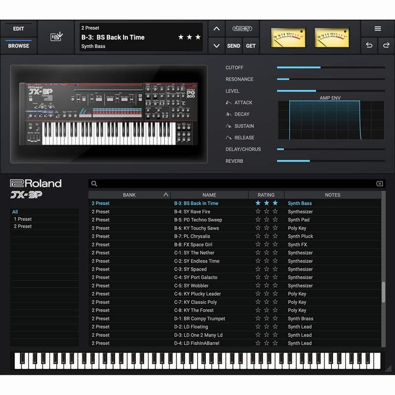 Roland JX-3P Software Synthesizer [Lifetime Key] (ローランド)(ソフトシンセ)(オンライン納品) 画像6