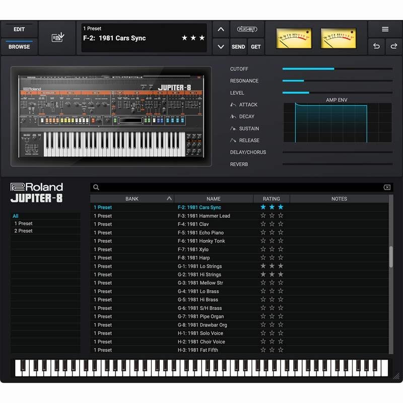 Roland JUPITER-8 Software Synthesizer [Lifetime Key] (ローランド)(ソフトシンセ)(オンライン納品) 画像2