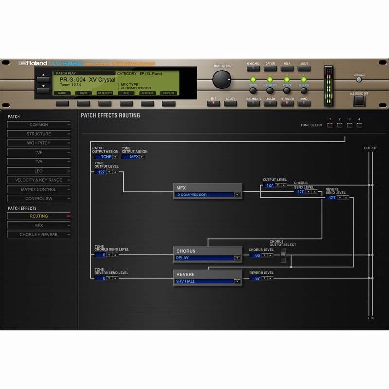 Roland XV-5080 Software Synthesizer  [Lifetime Key] (ローランド)(ソフトシンセ)(オンライン納品) 画像5