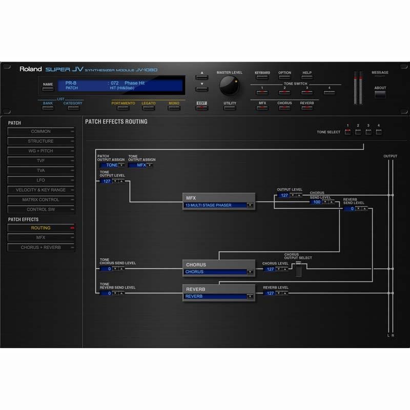 Roland JV-1080 Software Synthesizer [Lifetime Key] (ローランド)(ソフトシンセ)(オンライン納品) 画像2