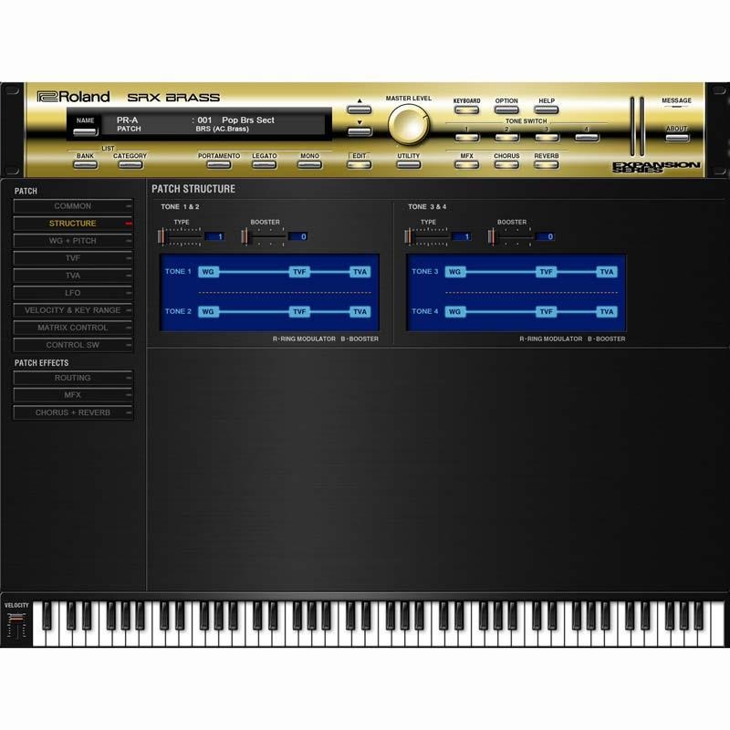 Roland SRX BRASS Software Synthesizer  [Lifetime Key] (ローランド)(ソフトシンセ)(オンライン納品) 画像3