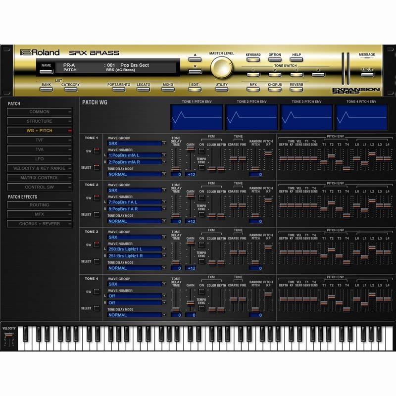 Roland SRX BRASS Software Synthesizer  [Lifetime Key] (ローランド)(ソフトシンセ)(オンライン納品) 画像4