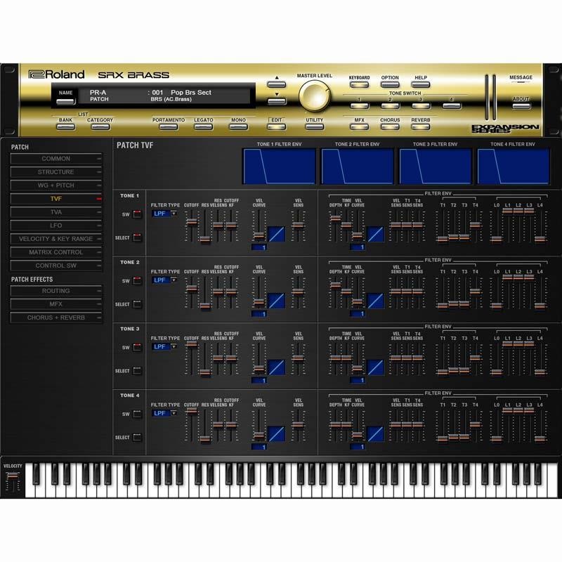 Roland SRX BRASS Software Synthesizer  [Lifetime Key] (ローランド)(ソフトシンセ)(オンライン納品) 画像5