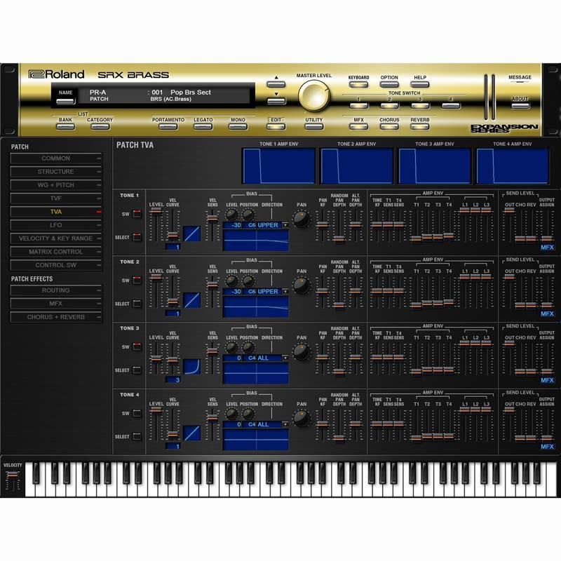 Roland SRX BRASS Software Synthesizer  [Lifetime Key] (ローランド)(ソフトシンセ)(オンライン納品) 画像6