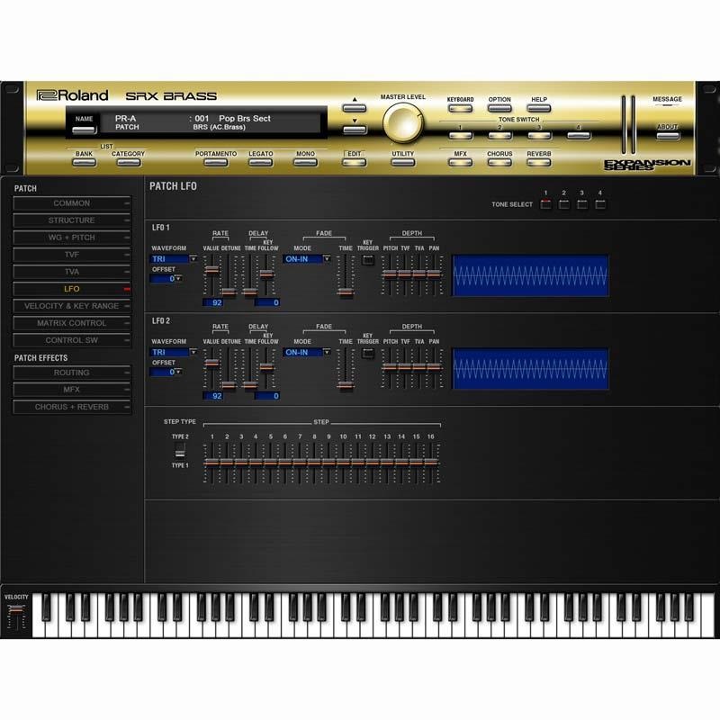 Roland SRX BRASS Software Synthesizer  [Lifetime Key] (ローランド)(ソフトシンセ)(オンライン納品) 画像7