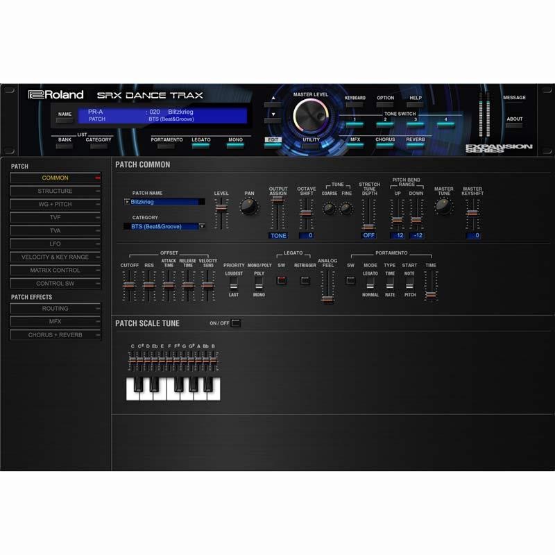 Roland SRX DANCE TRAX Software Synthesizer  [Lifetime Key] (ローランド)(ソフトシンセ)(オンライン納品) 画像2