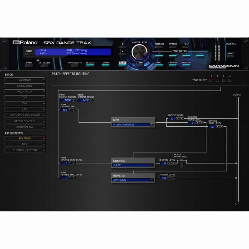 Roland SRX DANCE TRAX Software Synthesizer  [Lifetime Key] (ローランド)(ソフトシンセ)(オンライン納品) 画像7
