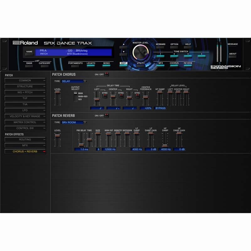 Roland SRX DANCE TRAX Software Synthesizer  [Lifetime Key] (ローランド)(ソフトシンセ)(オンライン納品) 画像8