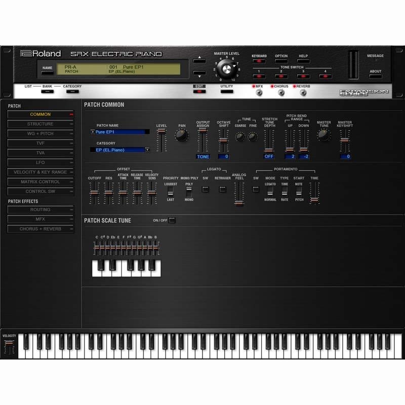 Roland SRX ELECTRIC PIANO Software Synthesizer [Lifetime Key] (ローランド)(ソフトシンセ)(オンライン納品) 画像2
