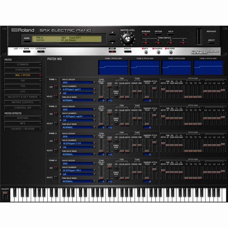 Roland SRX ELECTRIC PIANO Software Synthesizer [Lifetime Key] (ローランド)(ソフトシンセ)(オンライン納品) 画像4