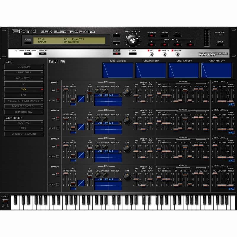 Roland SRX ELECTRIC PIANO Software Synthesizer [Lifetime Key] (ローランド)(ソフトシンセ)(オンライン納品) 画像5