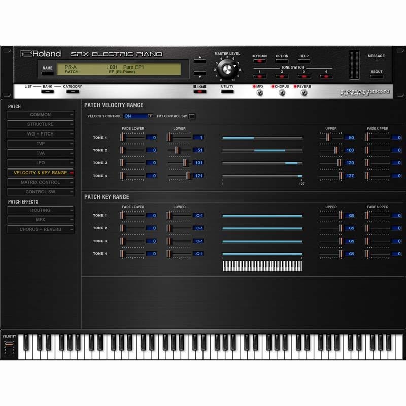 Roland SRX ELECTRIC PIANO Software Synthesizer [Lifetime Key] (ローランド)(ソフトシンセ)(オンライン納品) 画像6