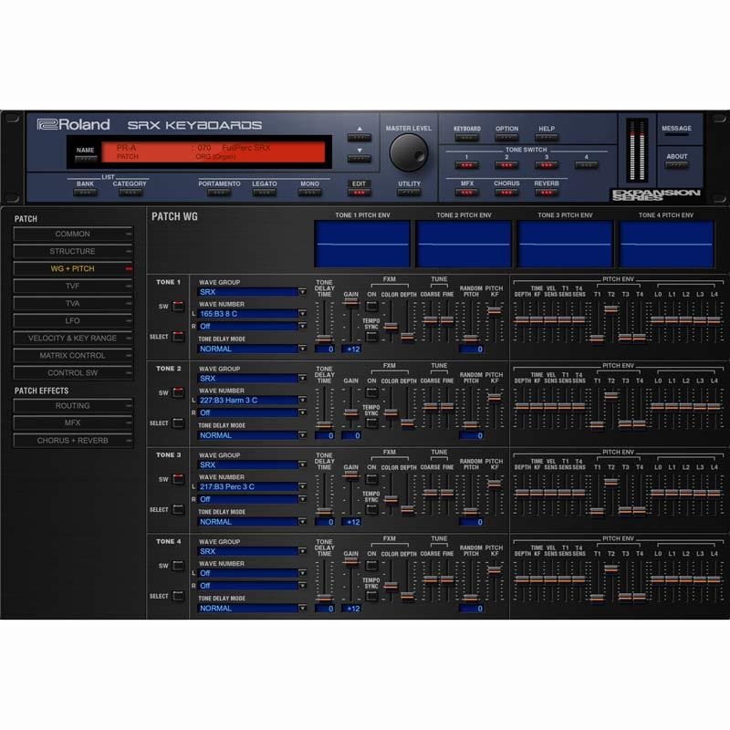 Roland SRX KEYBOARDS Software Synthesizer [Lifetime Key] (ローランド)(ソフトシンセ)(オンライン納品) 画像3