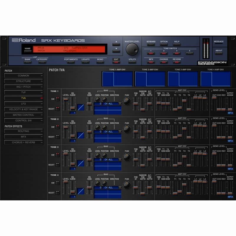 Roland SRX KEYBOARDS Software Synthesizer [Lifetime Key] (ローランド)(ソフトシンセ)(オンライン納品) 画像4
