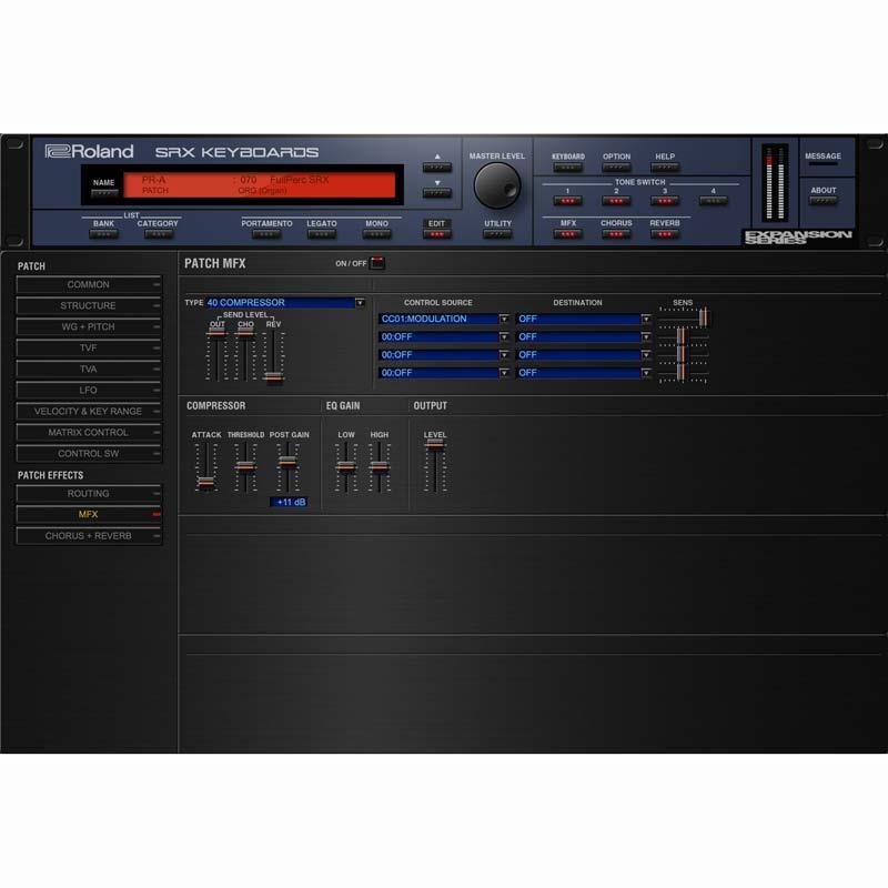 Roland SRX KEYBOARDS Software Synthesizer [Lifetime Key] (ローランド)(ソフトシンセ)(オンライン納品) 画像7