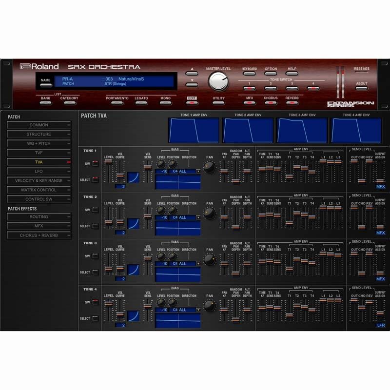 Roland SRX ORCHESTRA Software Synthesizer [Lifetime Key] (ローランド)(ソフトシンセ)(オンライン納品) 画像4