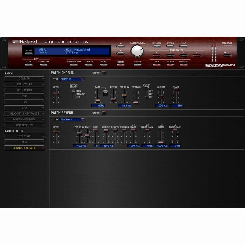 Roland SRX ORCHESTRA Software Synthesizer [Lifetime Key] (ローランド)(ソフトシンセ)(オンライン納品) 画像7