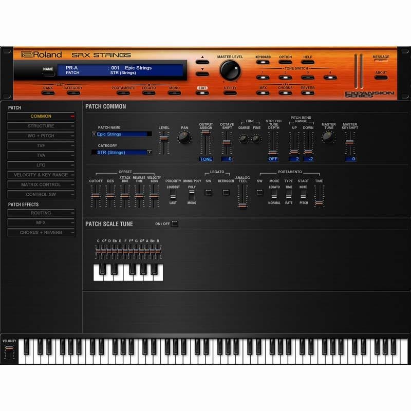 Roland SRX STRINGS Software Synthesizer [Lifetime Key] (ローランド)(ソフトシンセ)(オンライン納品) 画像2