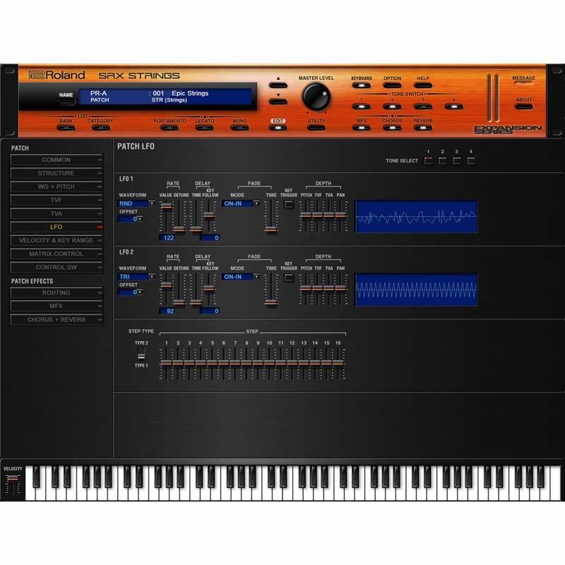 Roland SRX STRINGS Software Synthesizer [Lifetime Key] (ローランド)(ソフトシンセ)(オンライン納品) 画像5