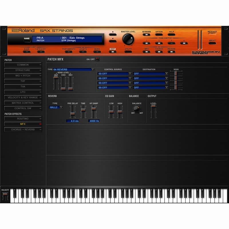 Roland SRX STRINGS Software Synthesizer [Lifetime Key] (ローランド)(ソフトシンセ)(オンライン納品) 画像7