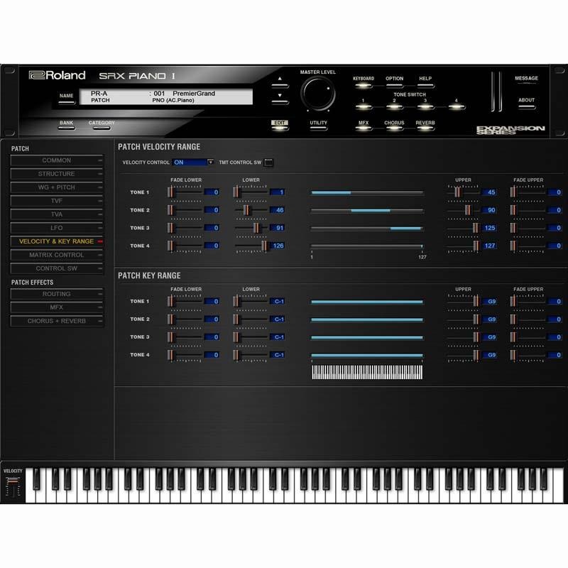 Roland SRX PIANO I Software Synthesizer [Lifetime Key] (ローランド)(ソフトシンセ)(オンライン納品) 画像4