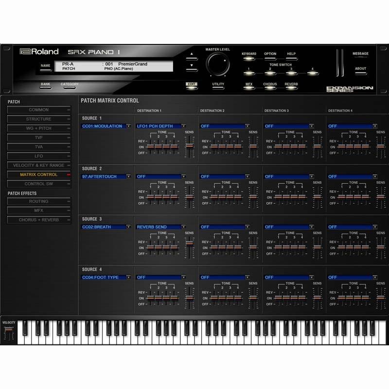 Roland SRX PIANO I Software Synthesizer [Lifetime Key] (ローランド)(ソフトシンセ)(オンライン納品) 画像5