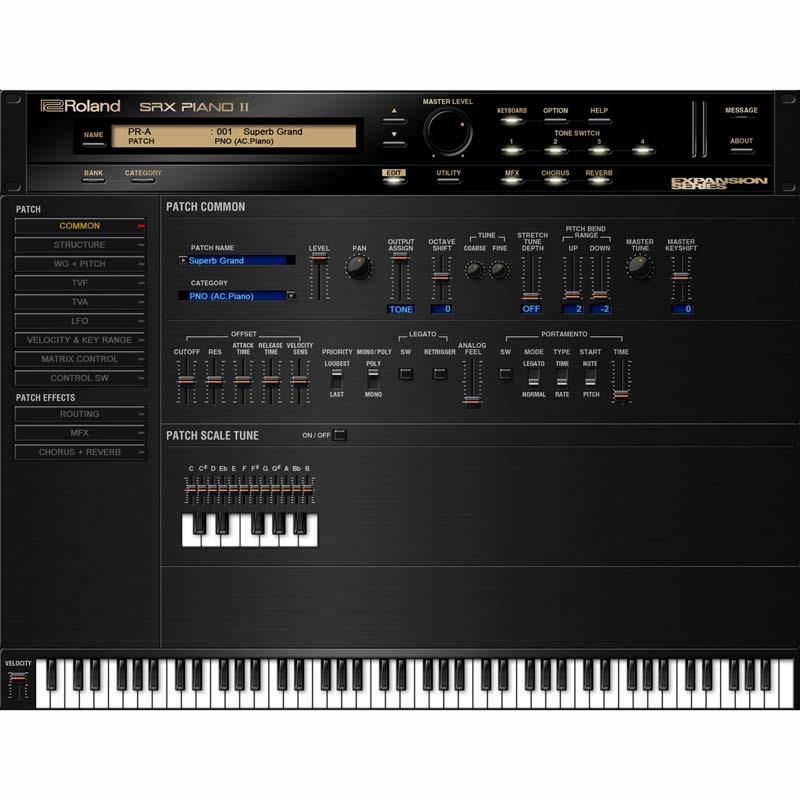 Roland SRX PIANO II Software Synthesizer [Lifetime Key] (ローランド)(ソフトシンセ)(オンライン納品) 画像2