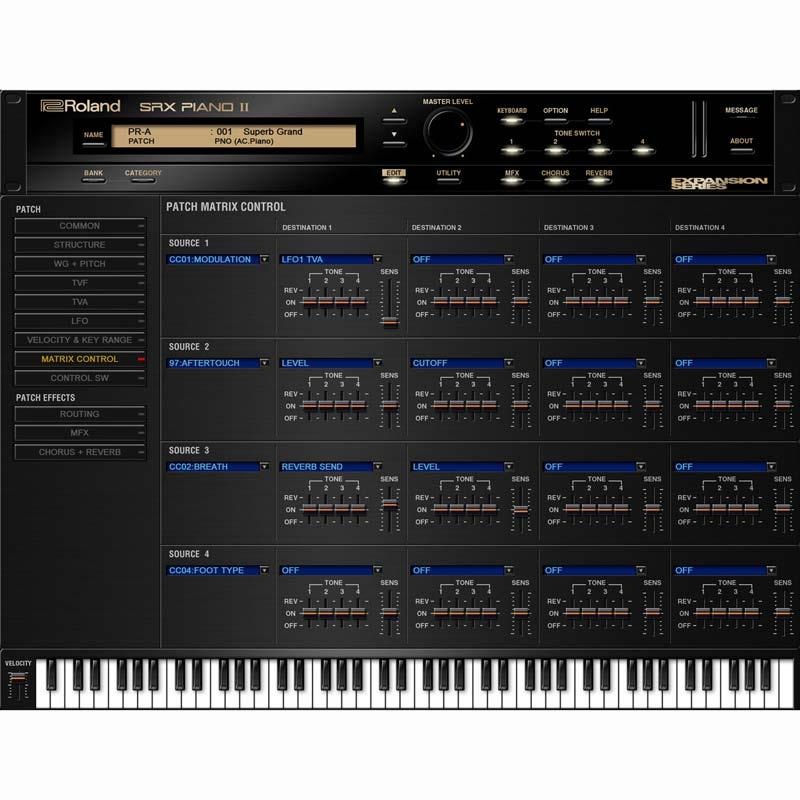 Roland SRX PIANO II Software Synthesizer [Lifetime Key] (ローランド)(ソフトシンセ)(オンライン納品) 画像5