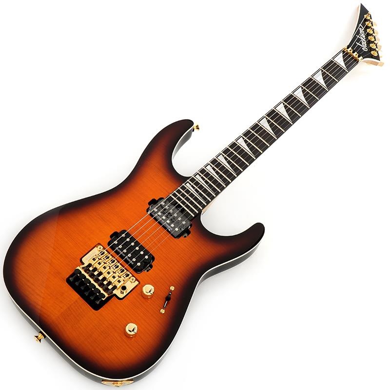 Jackson MJ Series Dinky DK Flame Maple (Amber Burst/Ebony) 【B級特価】 画像1