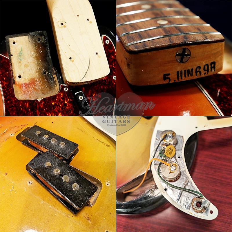 Fender USA VINTAGE Precision Bass '69 Sunburst/R 画像6