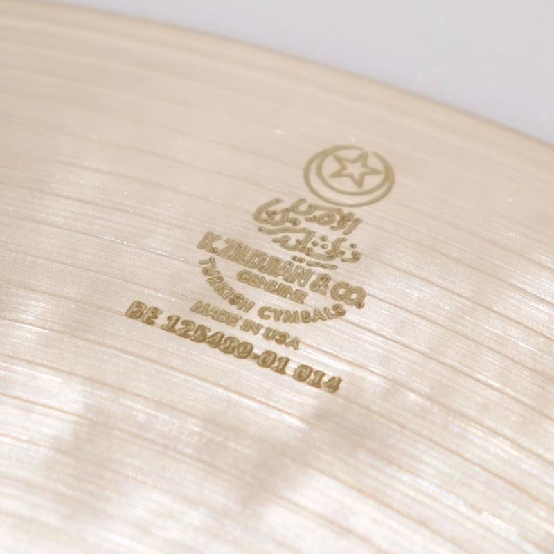 Zildjian K KEROPE Thin High Ride 20'' [KER0120/1710g]【数量限定シンバルケースプレゼント！】 画像2