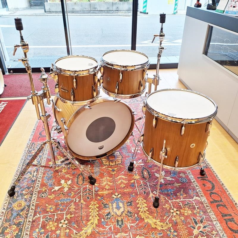 SONOR USED 中古 Vintage Series 4pc Drum Kit -Teak Semi Gloss- [BD22，TT10，TT12，FT16]【ProtectionRacketケース付属】 画像8