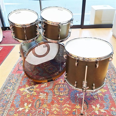 INDe USED 中古 Flex-Tuned Maple 4pc Drum Kit [22BD，16FT，12&10TT] -Matte Olive Lacquer【ドラムケース付属】 画像8