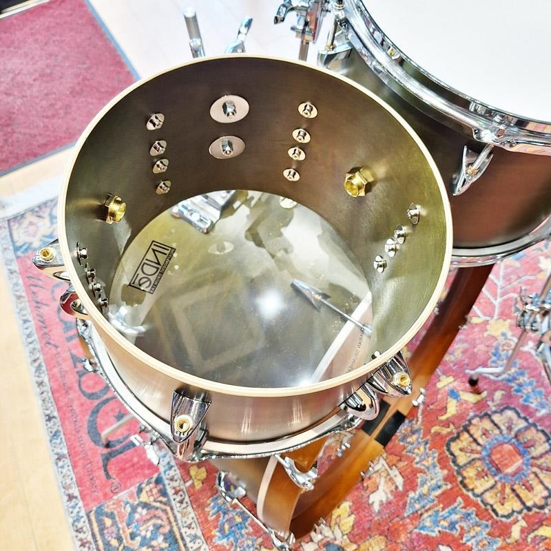 INDe USED 中古 Flex-Tuned Maple 4pc Drum Kit [22BD，16FT，12&10TT] -Matte Olive Lacquer【ドラムケース付属】 画像9