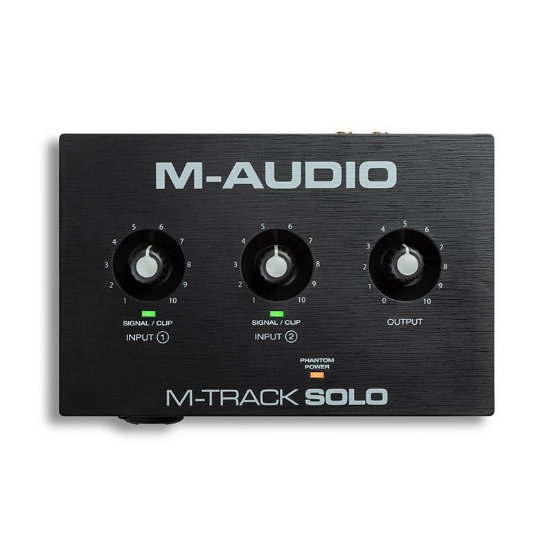 M-AUDIO 【創業50周年大決算SALE】 M-Track Solo　【未開封アウトレット箱ダメージ新品特価】(USBオーディオインターフェース) (エムオーディオ) 画像1