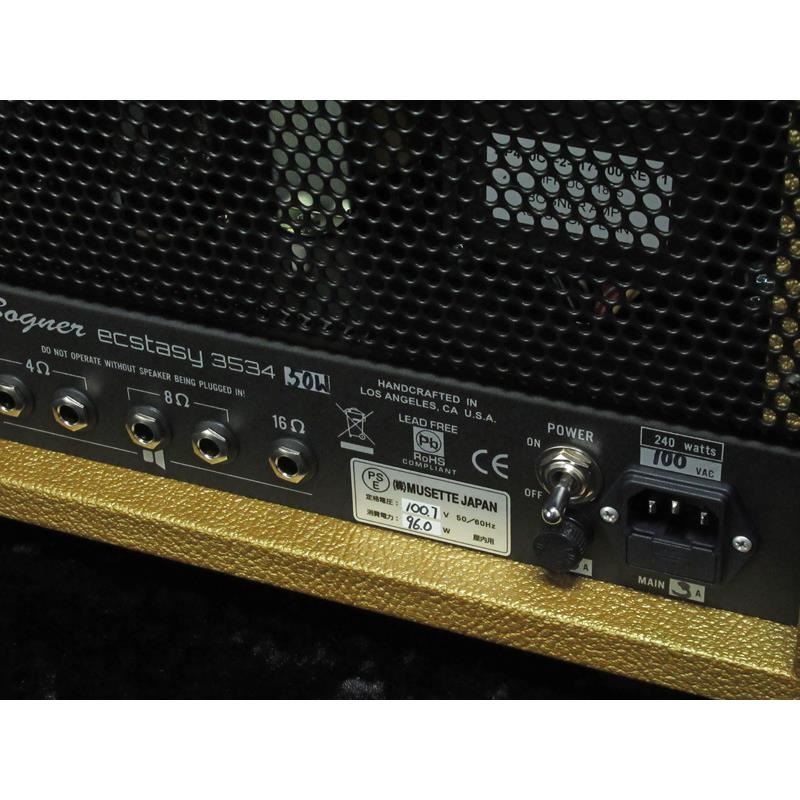 Bogner 【New Version】Ecstasy 3534 / 50W [Gold Tolex/Salt & Pepper/Gold Piping]（ボグナー） 画像6