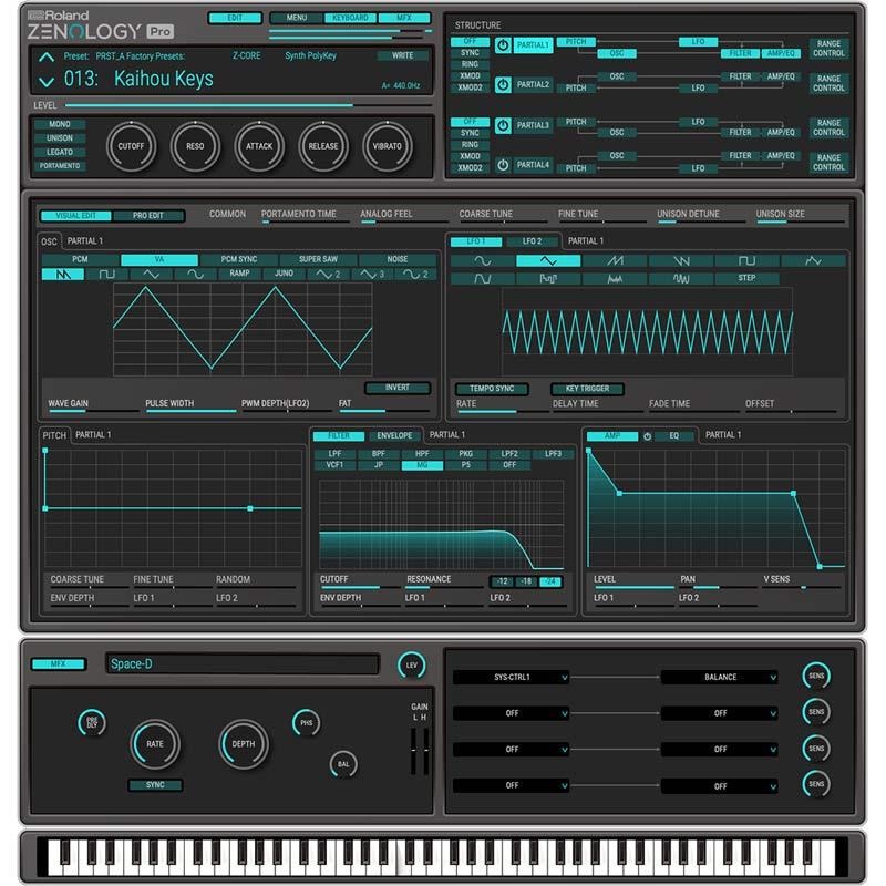 Roland ZENOLOGY Pro Advanced Software Synthesizer [Lifetime Key] (ローランド)(ソフトシンセ)(オンライン納品) 画像1
