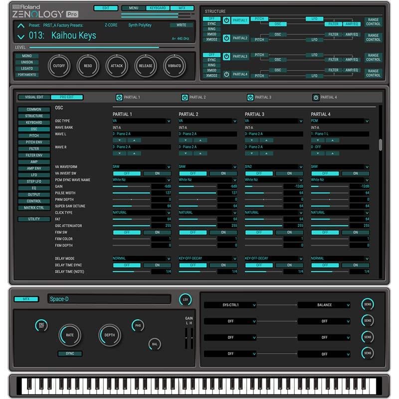 Roland ZENOLOGY Pro Advanced Software Synthesizer [Lifetime Key] (ローランド)(ソフトシンセ)(オンライン納品) 画像3