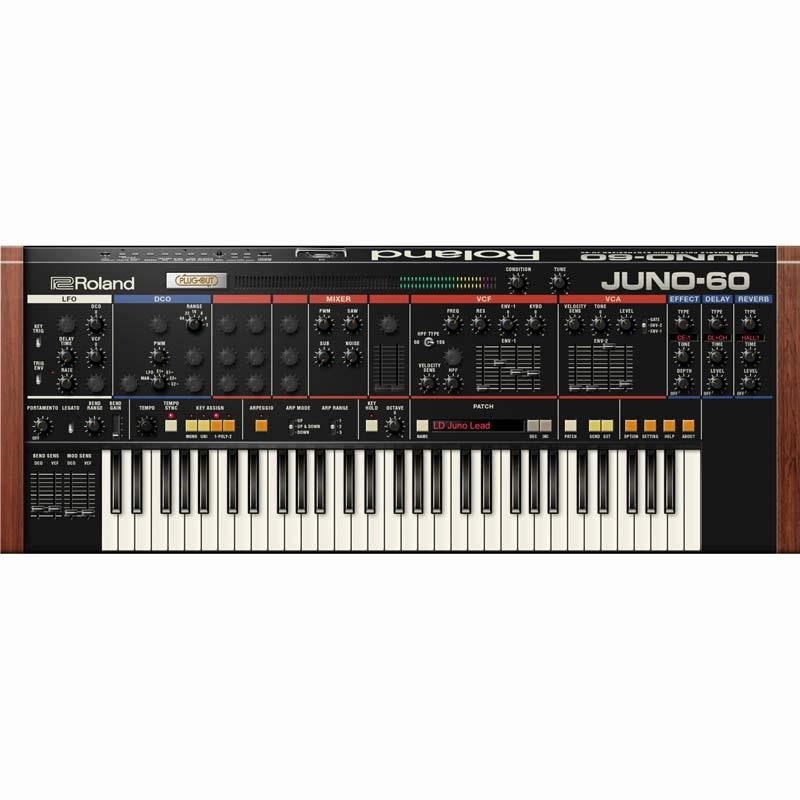 Roland JUNO-60 Software Synthesizer [Lifetime Key] (ローランド)(ソフトシンセ)(オンライン納品) 画像1