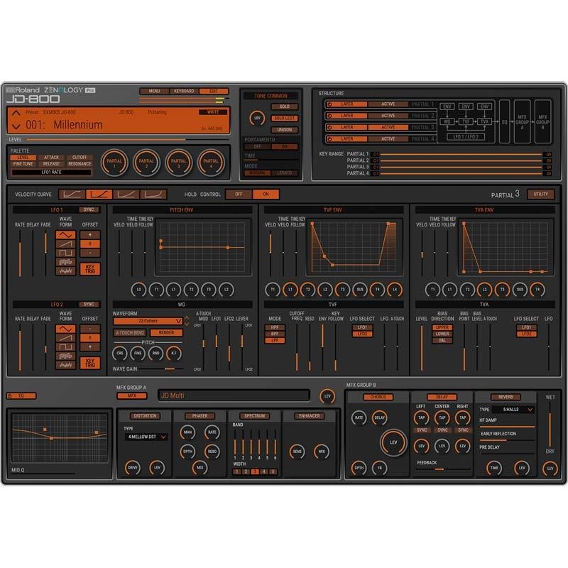 Roland JD-800 Model Expansion [Lifetime Key] (ローランド)(ソフトシンセ)(オンライン納品) 画像1