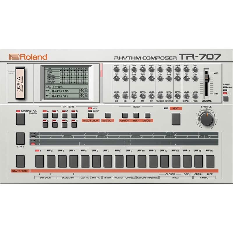 Roland TR-707 Software Rhythm Composer [Lifetime Key] (ローランド)(ソフトシンセ)(オンライン納品) 画像4