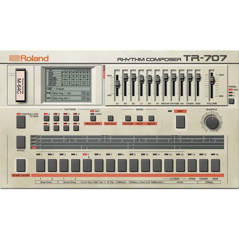 Roland TR-707 Software Rhythm Composer [Lifetime Key] (ローランド)(ソフトシンセ)(オンライン納品) 画像5