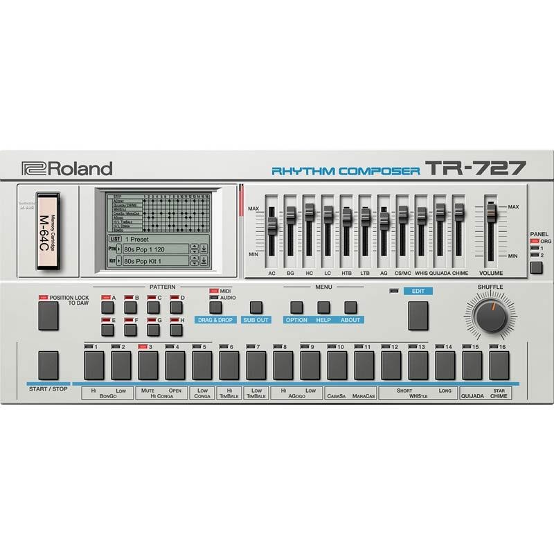 Roland TR-727 Software Rhythm Composer [Lifetime Key] (ローランド)(ソフトシンセ)(オンライン納品) 画像2